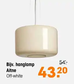 Kwantum Hanglamp Aitne Off-white aanbieding