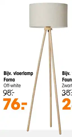 Kwantum Vloerlamp Forna Off-white aanbieding