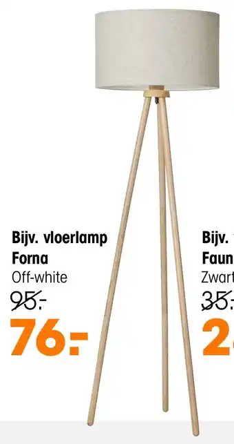 Kwantum Vloerlamp Forna Off-white aanbieding