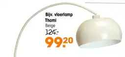 Kwantum Vloerlamp Thami Beige aanbieding