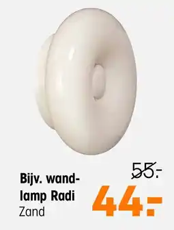 Kwantum Wandlamp Radi Zand aanbieding