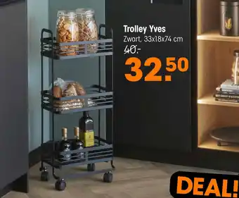 Kwantum Trolley Yves aanbieding