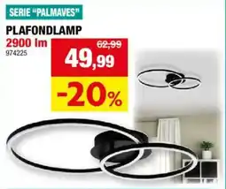 Hubo Plafondlamp Serie "Palmaves" aanbieding