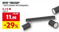 Hubo Spot "Reciso" aanbieding