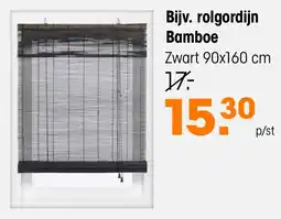 Kwantum Rolgordijn BambBijv. rolgordijn Bamboe aanbieding