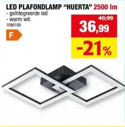 Hubo LED Plafondlamp “Huerta” aanbieding