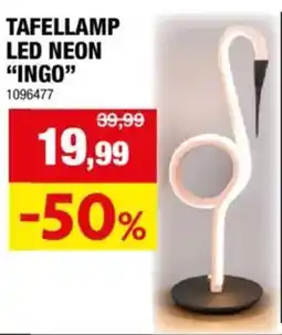 Hubo Tafellamp LED Neon "Ingo" aanbieding