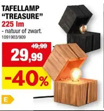 Hubo Tafellamp "Treasure” aanbieding