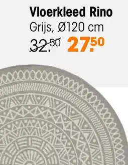 Kwantum Vloerkleed Rino Grijs aanbieding