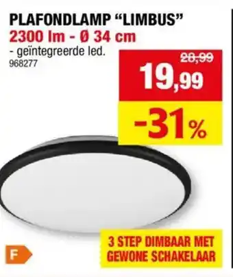 Hubo Plafondlamp "Limbus" aanbieding