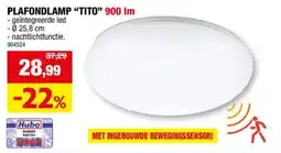 Hubo Plafondlamp "Tito" aanbieding