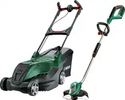 Coolblue Bosch AdvancedRotak 36V-44-750 incl. 4,0 Ah Accu + Bosch AdvancedGrassCut 36 Li (zonder accu) aanbieding