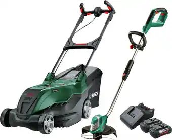 Coolblue Bosch AdvancedRotak 36V-44-750 + AdvancedGrassCut 36 Li (2 accu's) aanbieding