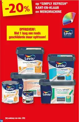 Hubo Levis Simply Refresh aanbieding