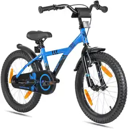 Decathlon Kinderfiets 18 inch vanaf 5 -7 jaar fiets met terugtraprem en v-brake aanbieding