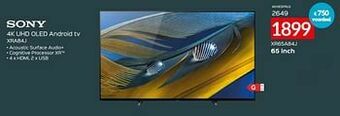 Selexion Sony 4k uhd oled android tv xr65a84j aanbieding