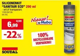 Hubo Siliconenkit "Sanitair Eco" aanbieding