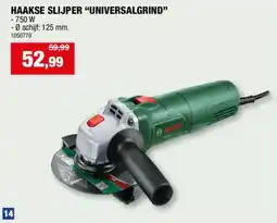 Hubo Haakse slijper "Universalgrind" aanbieding