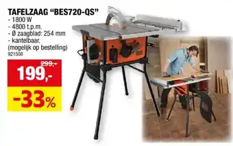 Hubo Tafelzaag "BES720nQS" aanbieding