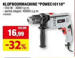 Hubo Klopboormachine "POWEC10110" aanbieding