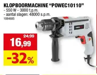 Hubo Klopboormachine "POWEC10110" aanbieding