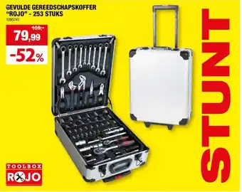 Hubo Gevulde Gereedschapskoffer "Rojo" aanbieding