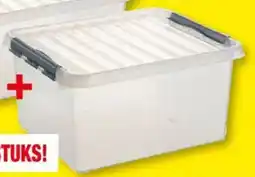 Hubo Opbergboxen Met Deksel “Q Line” aanbieding