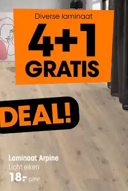 Kwantum Laminaat Arpine aanbieding