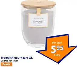 Action Treewick geurkaars XL aanbieding