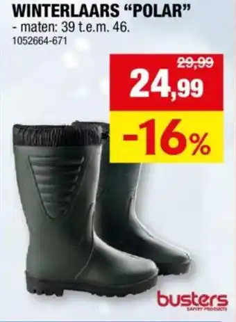 Hubo Winterlaars "polar" aanbieding