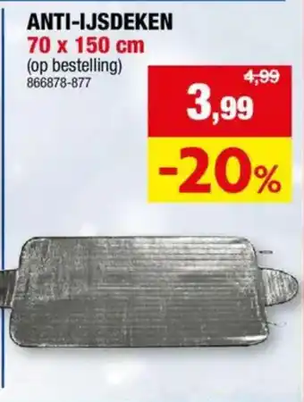Hubo Anti ijsdeken aanbieding