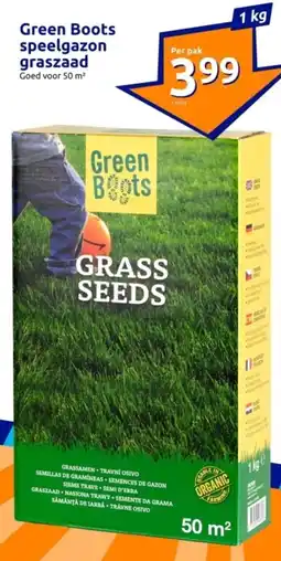 Action Green boots speelgazon graszaad aanbieding