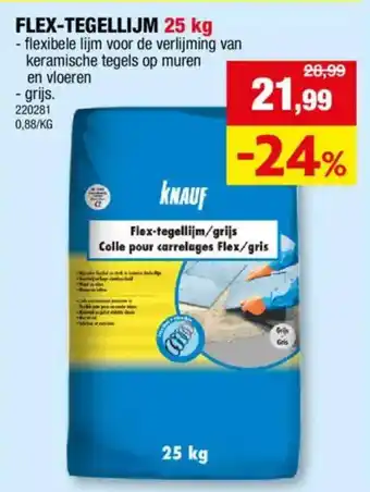 Hubo Flex Tegellijm aanbieding