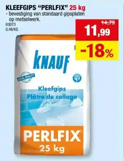 Hubo Kleefgips "Perlfix" aanbieding