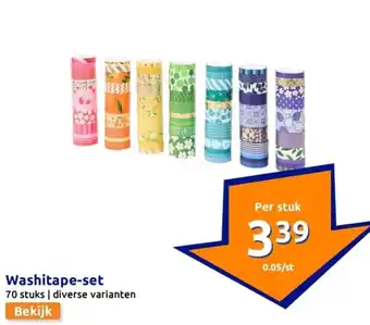 Action Washitape-set aanbieding