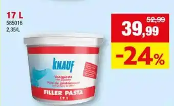 Hubo Voegpasta "filler pasta" aanbieding