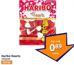 Action Haribo hearts aanbieding