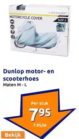 Action Dunlop motor- en scooterhoes aanbieding