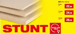 Hubo MDF aanbieding