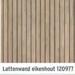 GAMMA Lattenwand eikenhout 120977 aanbieding