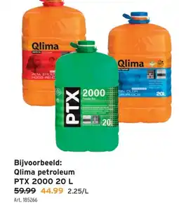 GAMMA Qlima petroleum PTX 2000 20 L aanbieding