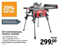 GAMMA Skil tafelcirkelzaag 1340AA 2000W aanbieding