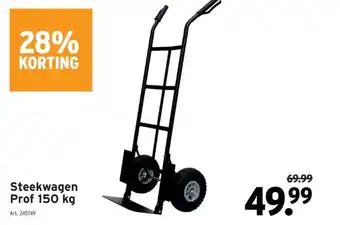 GAMMA Steekwagen Prof 150 kg aanbieding