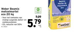 GAMMA Weber Beamix metselmortel eco 20 kg aanbieding