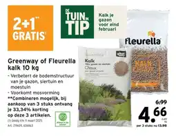 GAMMA Greenway of Fleurella kalk 10 kg aanbieding