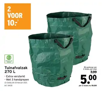 GAMMA Tuinafvalzak 270 L aanbieding