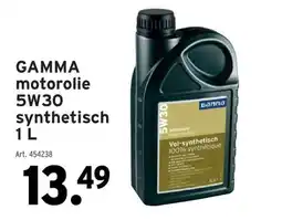 GAMMA GAMMA motorolie 5W30 synthetisch 1L aanbieding