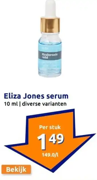 Action Eliza Jones serum aanbieding