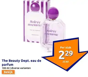 Action The Beauty Dept. eau de parfum aanbieding