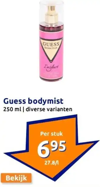 Action Guess bodymist aanbieding